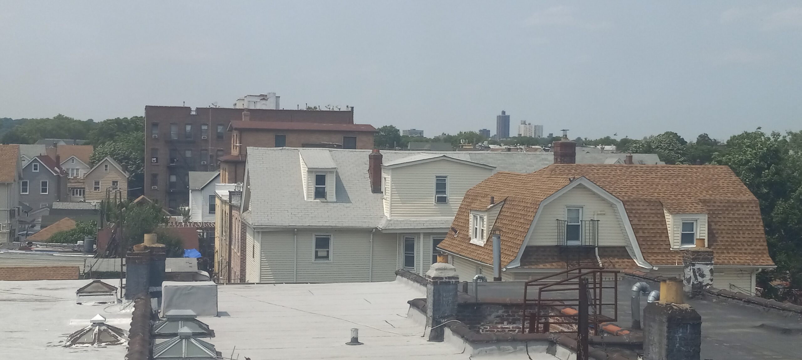 Residential street in Richmond Hill, Queens, NY